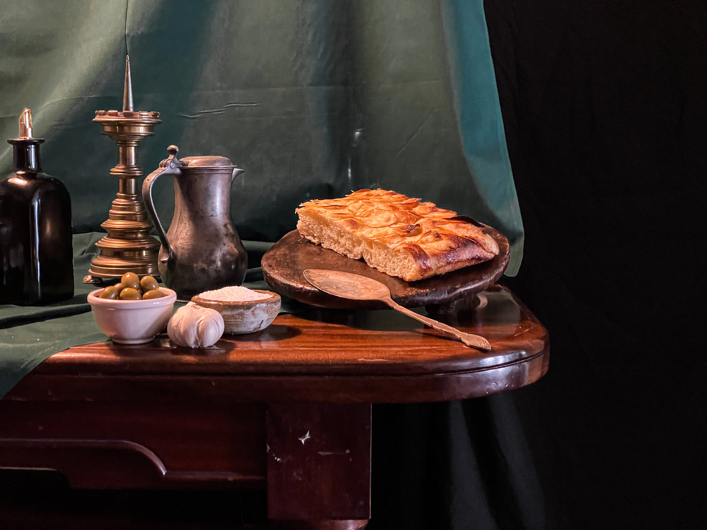 Focaccia Bread Still Life Photo Pack